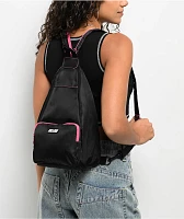 A.LAB Amaya Black & Pink Sling Bag