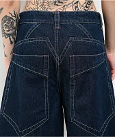 A.LAB Analog Star Turntable Denim Shorts