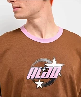 A.LAB Astro Brown Ringer T-Shirt