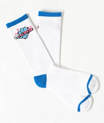 A.LAB Astro White Crew Socks