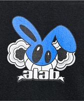 A.LAB Bonkers Bunny Black T-Shirt