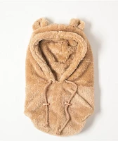 A.LAB Brown Plush Bear Snood