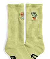 A.LAB Brush Buds Green Crew Socks