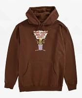 A.LAB Bucket Of Bones Brown Hoodie