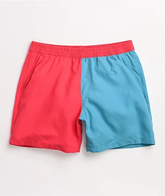A.LAB Bum Pink & Blue Board Shorts
