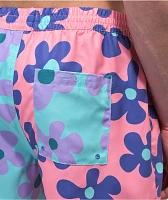 A.LAB Bum Split Pink & Blue Board Shorts