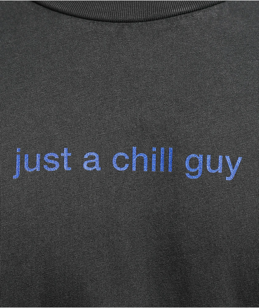 A.LAB Chill Guy Washed Black T-Shirt