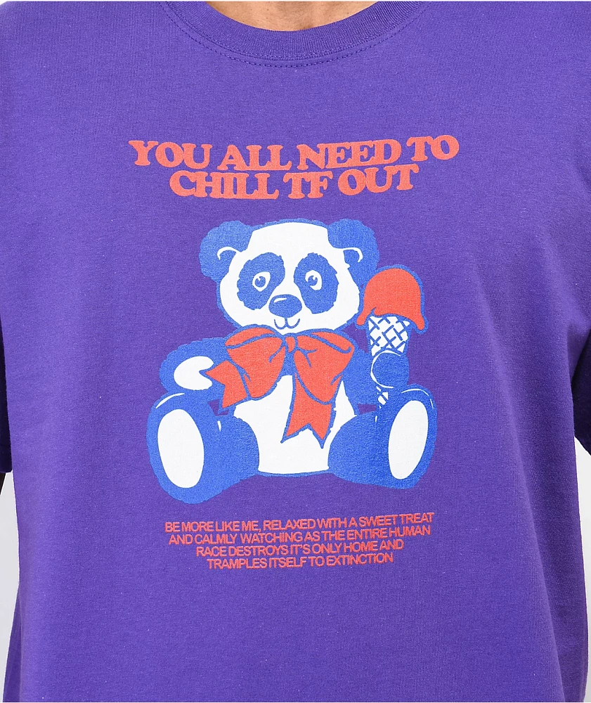 A.LAB Chill TF Out Purple T-Shirt