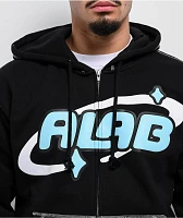 A.LAB Dark Web Black Zip Hoodie