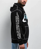 A.LAB Dark Web Black Zip Hoodie