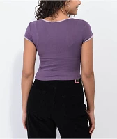 A.LAB Elish Fairytale Purple Crop T-Shirt