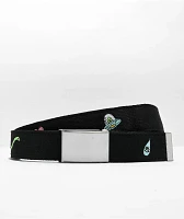 A.LAB Elvy Banter Girls Black Web Belt