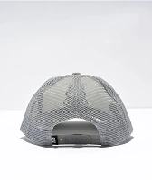 A.LAB Eye DonÆt Care Grey & White Trucker Hat