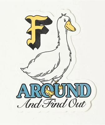 A.LAB F Around And Find Out Sticker