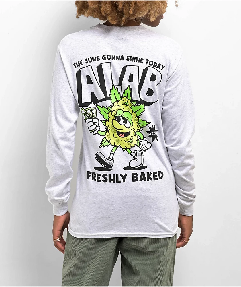 A.LAB Freshly Baked Grey Long Sleeve T-Shirt