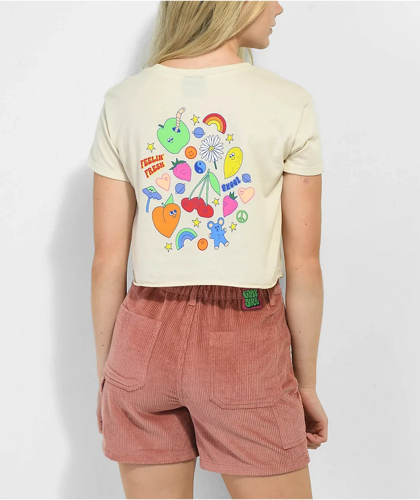 A.LAB Fruit Buddies Natural Crop T-Shirt