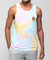 A.LAB Happy Days Rainbow Tie Dye Tank Top