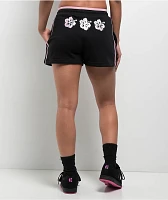 A.LAB Jana Hibiscus Black Sweat Shorts