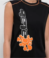 A.LAB Kaleo Black Tank Top