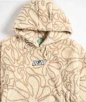 A.LAB Kendallie Flowers Birch Fleece Hoodie