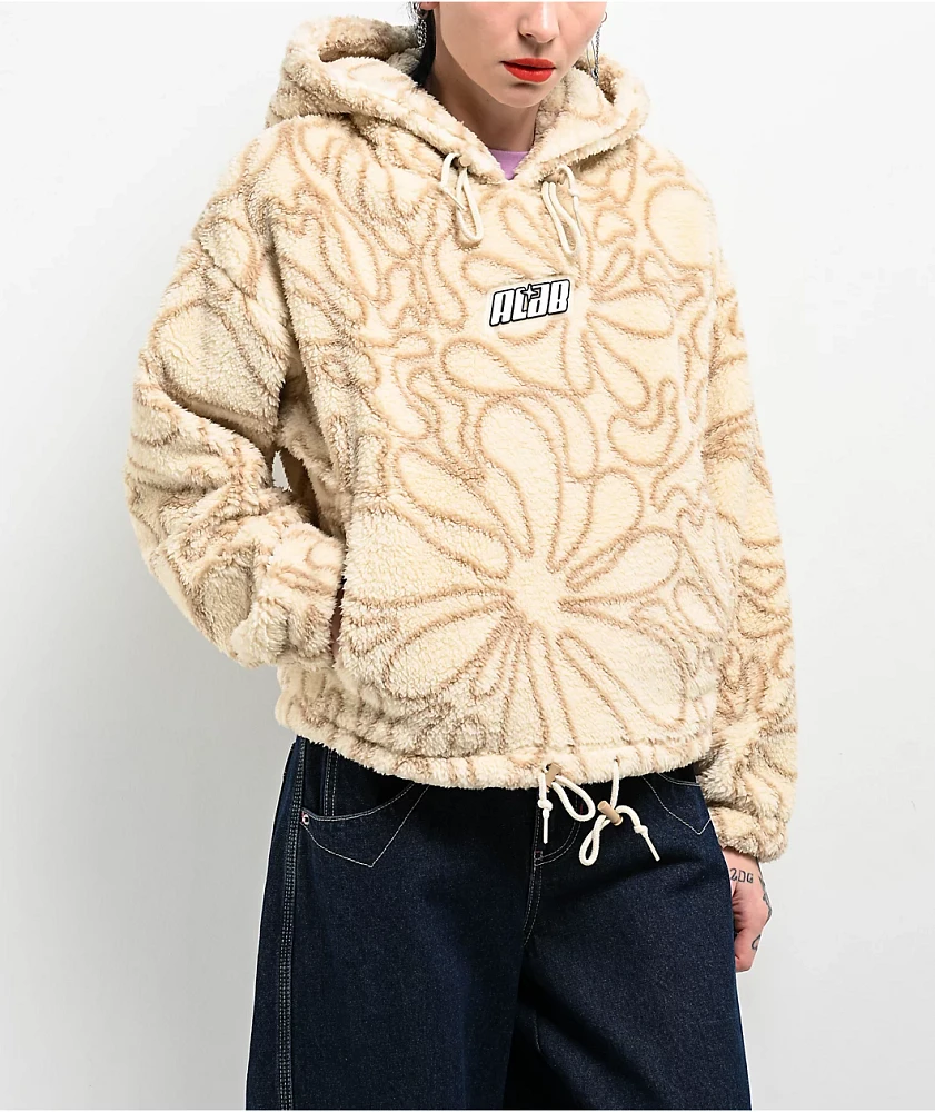 A.LAB Kendallie Flowers Birch Fleece Hoodie