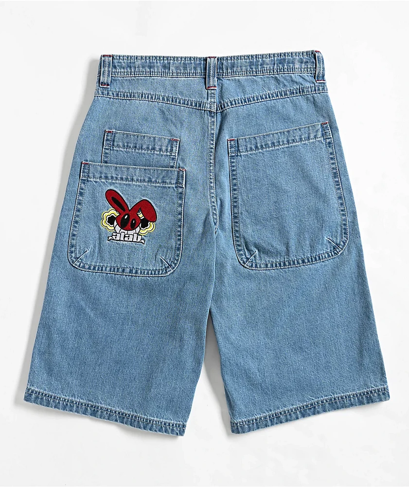 A.LAB Kids Mega Shant Pixel Denim Shorts