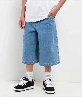 A.LAB Kids Mega Shant Pixel Denim Shorts