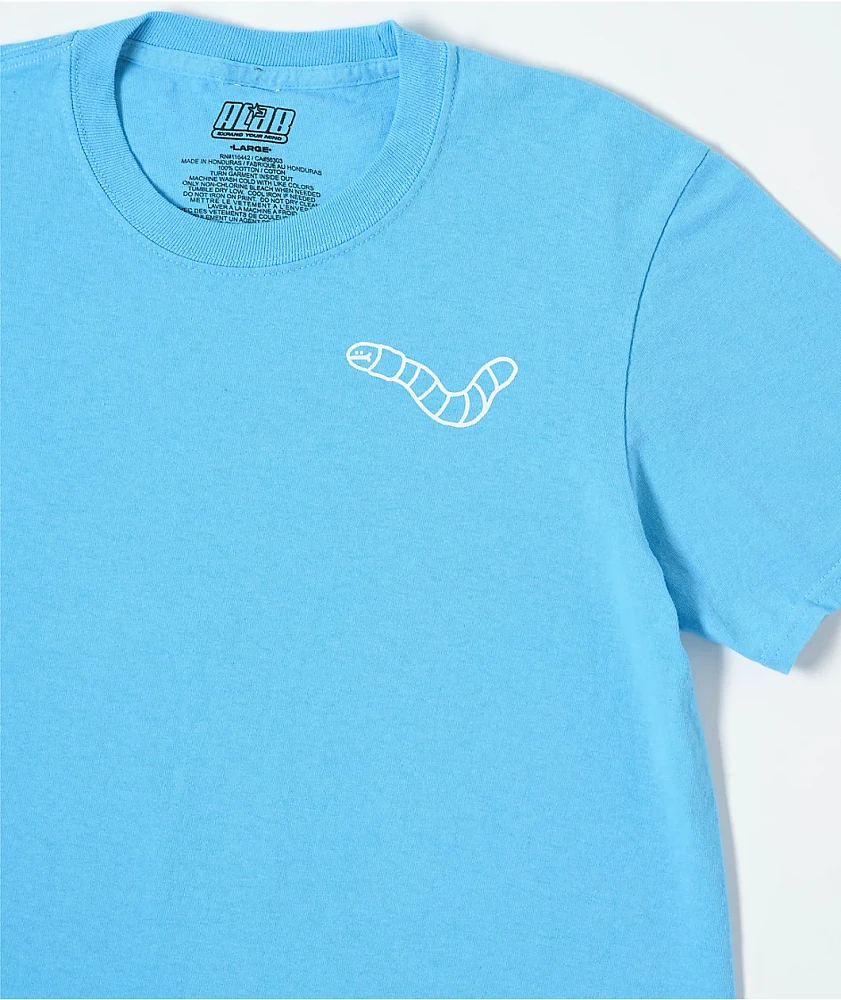 A.LAB Kids Wanted Worm Blue T-Shirt