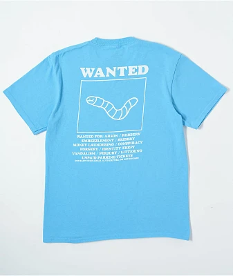 A.LAB Kids Wanted Worm Blue T-Shirt