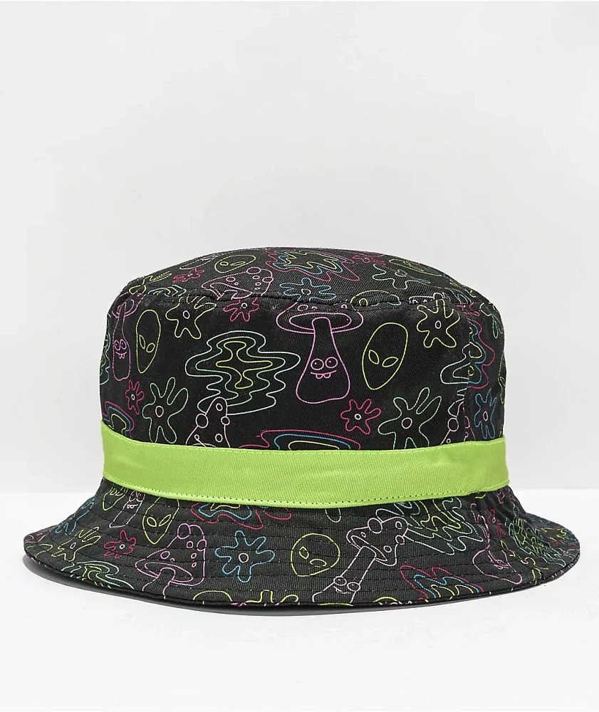 A.LAB Laser Show Black Bucket Hat