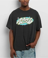 A.LAB Lava Lost Logo Black T-Shirt
