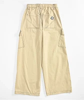 A.LAB Leo Y2K Rave Natural Wide Leg Cargo Pants