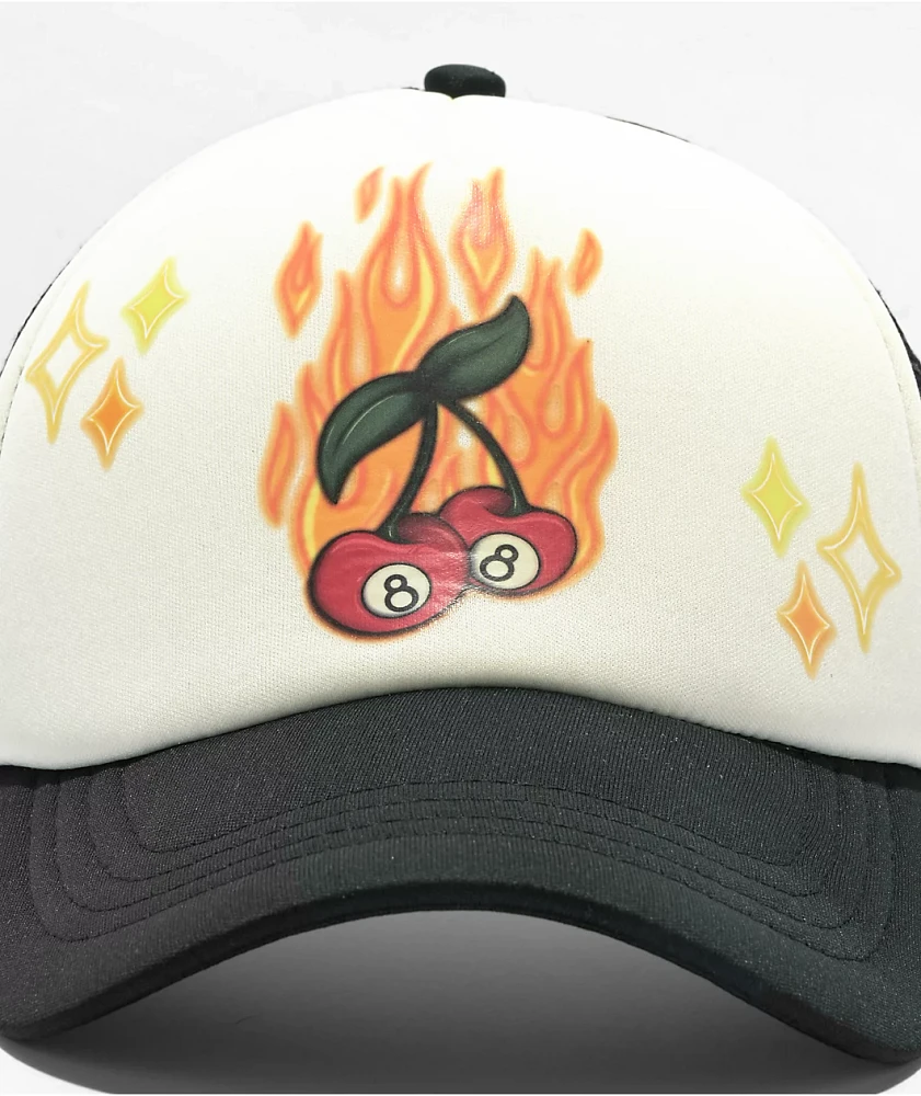 A.LAB Lucky Black Trucker Hat