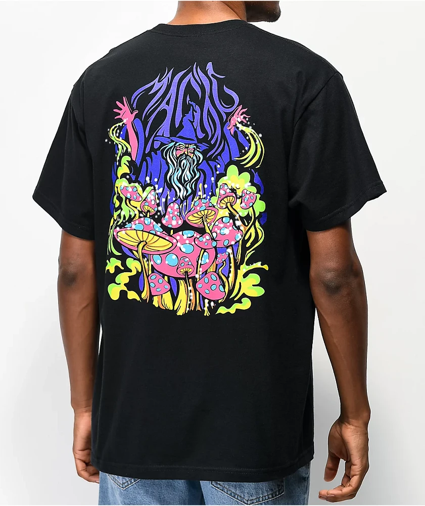 A.LAB Magic Mushrooms Black T-Shirt