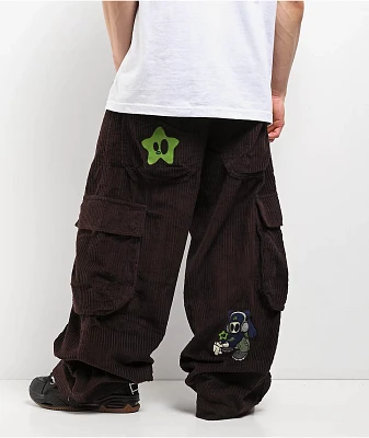 A.LAB Mega Rave Java Corduroy Cargo Pants