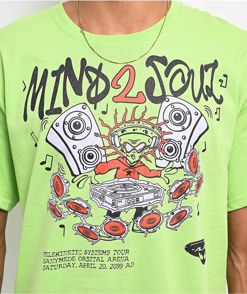 A.LAB Mind 2 Soul Lime T-Shirt