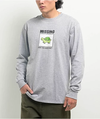 A.LAB Missing Milk Grey Long Sleeve T-Shirt