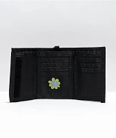 A.LAB Norma Pink & Green Trifold Wallet