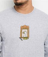 A.LAB Not So Silly Grey Long Sleeve T-Shirt