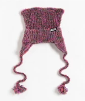 A.LAB Opalina Purple Cat Flap Beanie