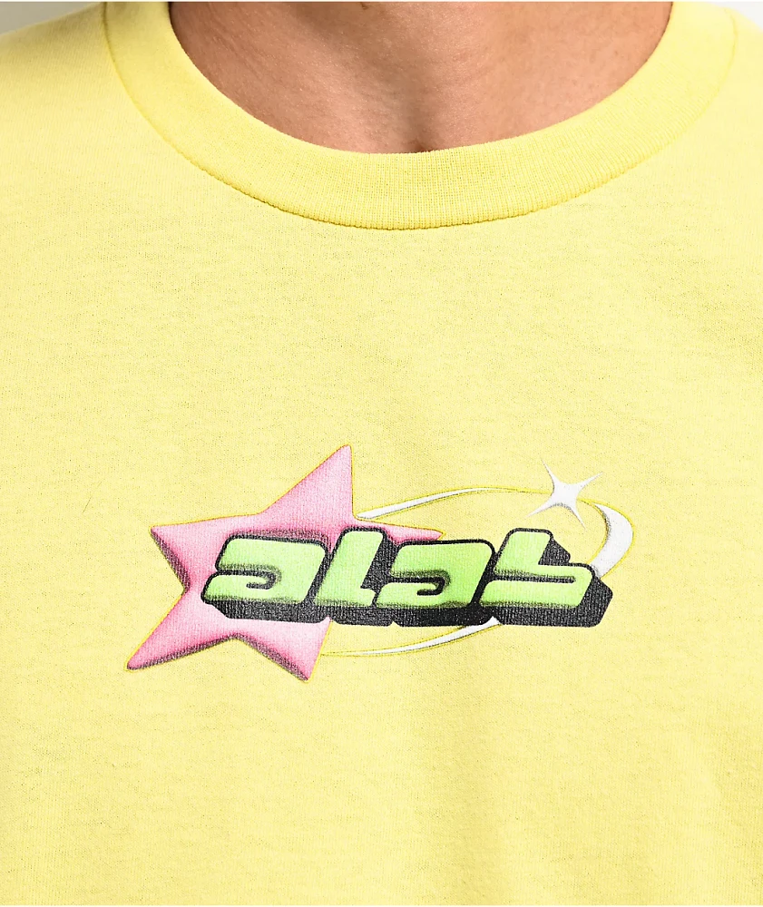 A.LAB Oval Star Logo Yellow T-Shirt