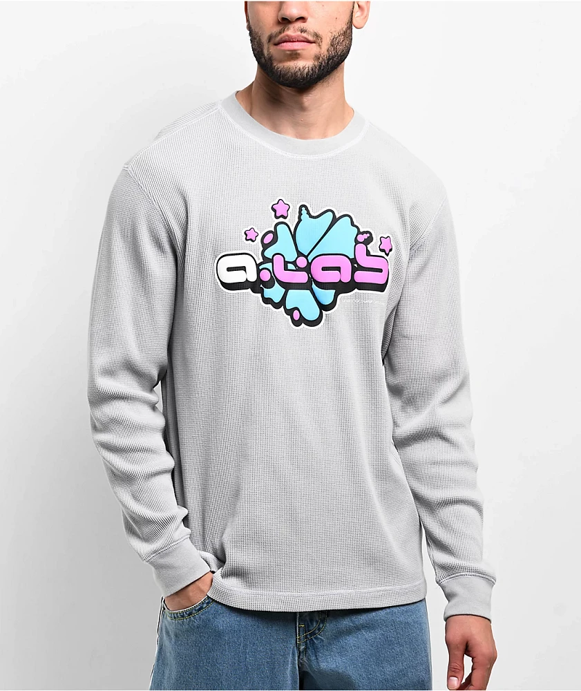 A.LAB Phaze Grey Thermal Long Sleeve T-Shirt