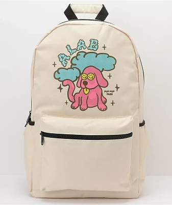 A.LAB Pup Pup Pass Cream Backpack