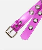 A.LAB Purple Frost Grommet Belt