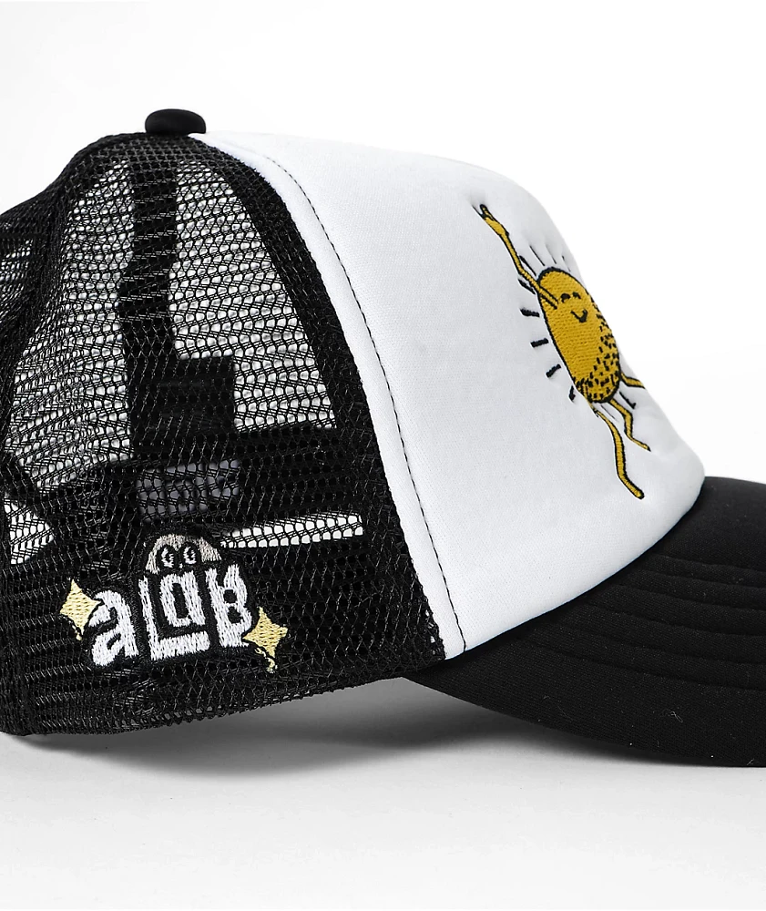 A.LAB Shine Black Trucker HAt