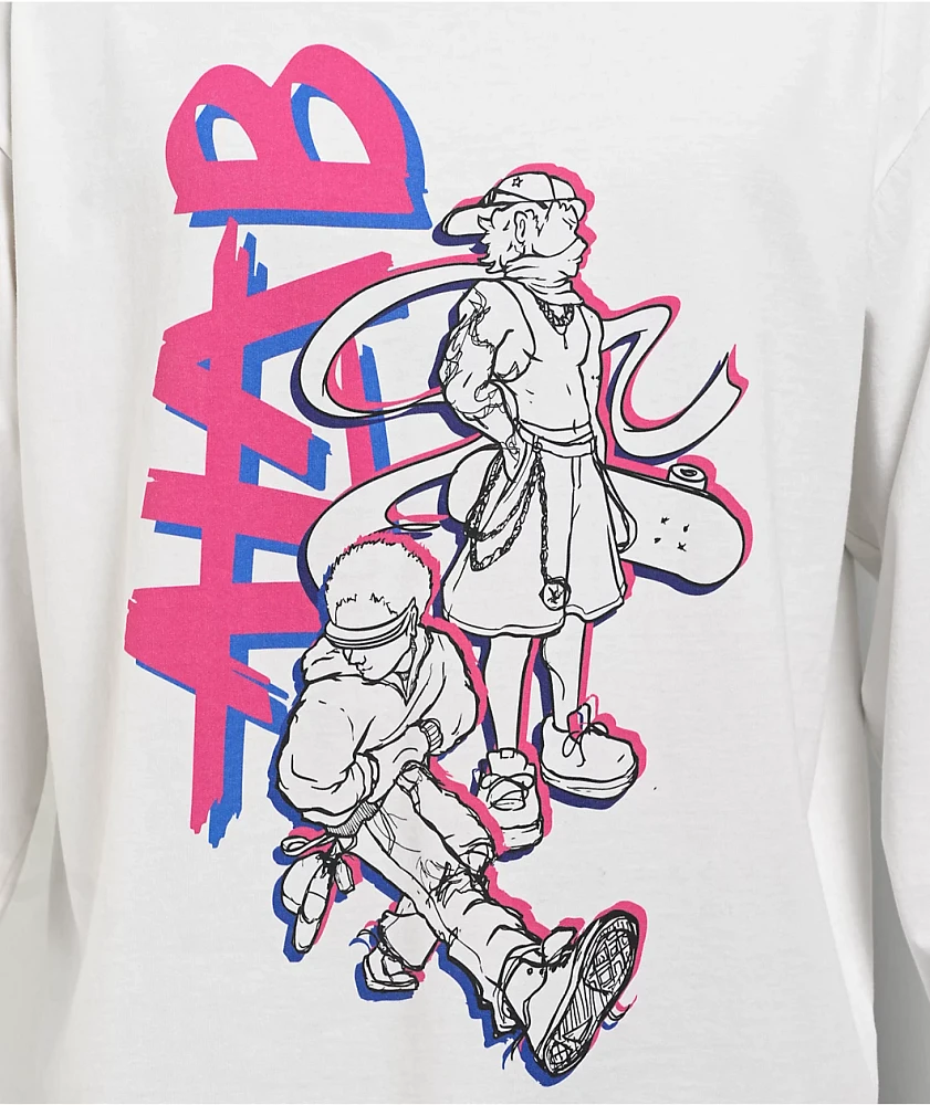 A.LAB Squad Exe White Long Sleeve T-Shirt