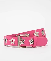 A.LAB Star Grommet Pink Belt