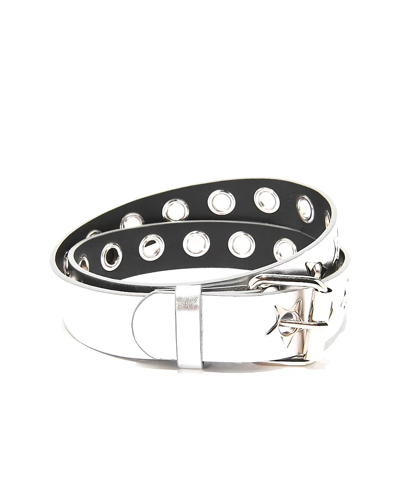 A.LAB Star Grommet Silver Belt