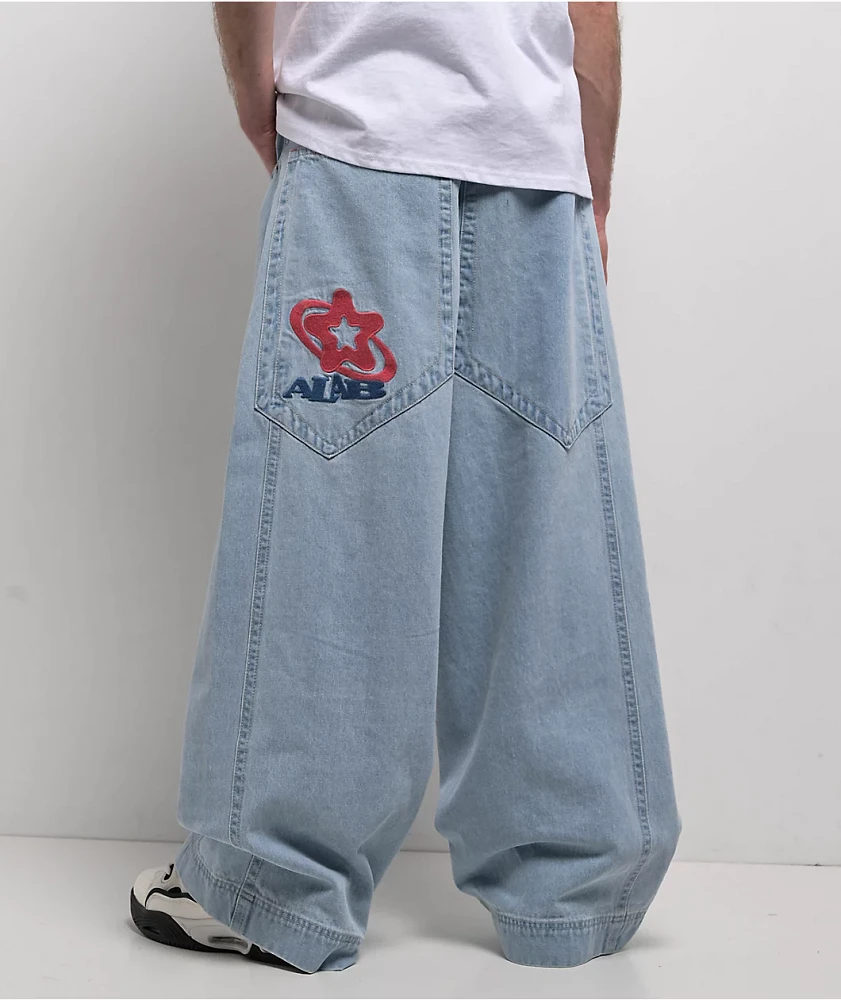 A.LAB Star Mega Rave Light Blue Jeans