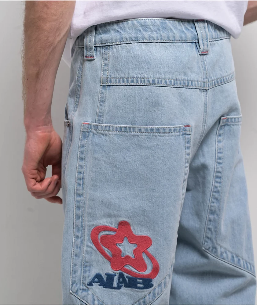A.LAB Star Mega Rave Light Blue Jeans